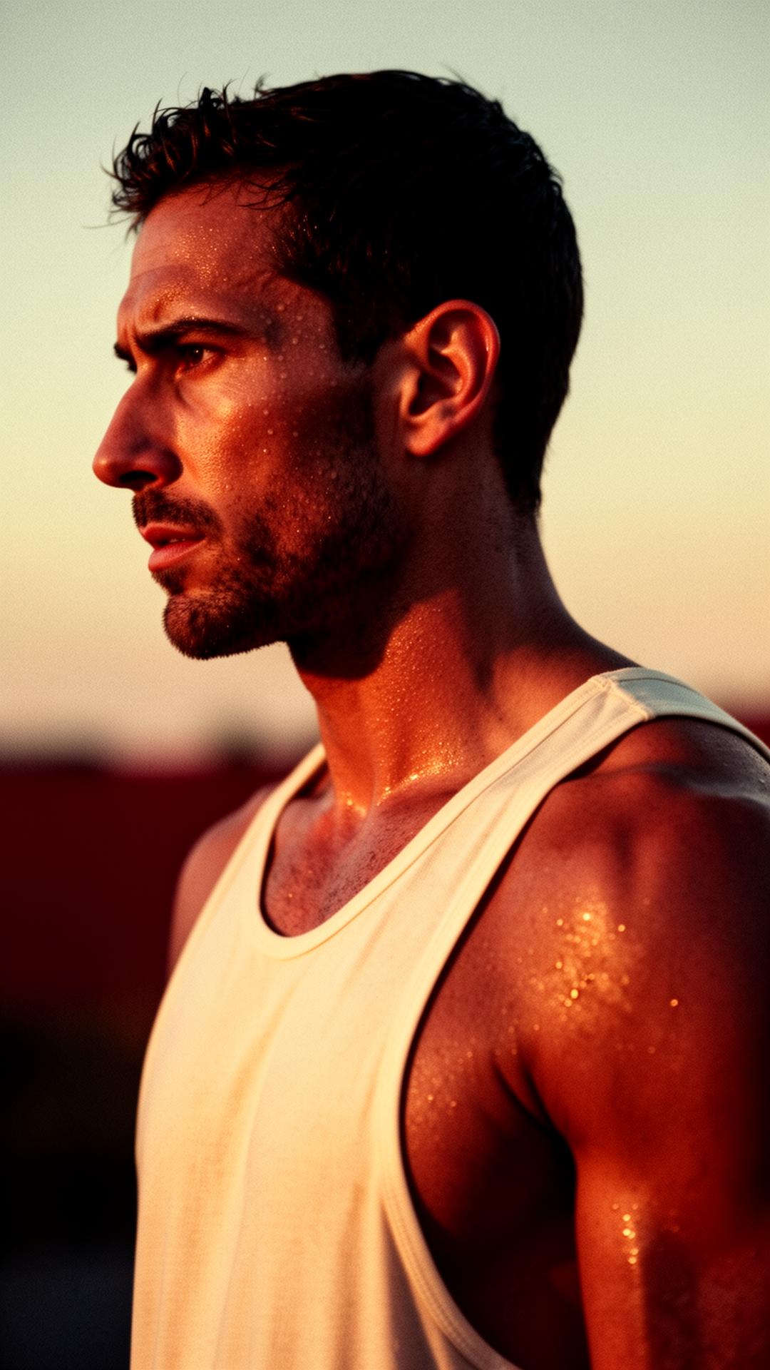 Soma — focused male athlete in natural light